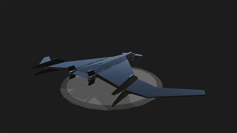 simpleplanes stealth drone  dark version