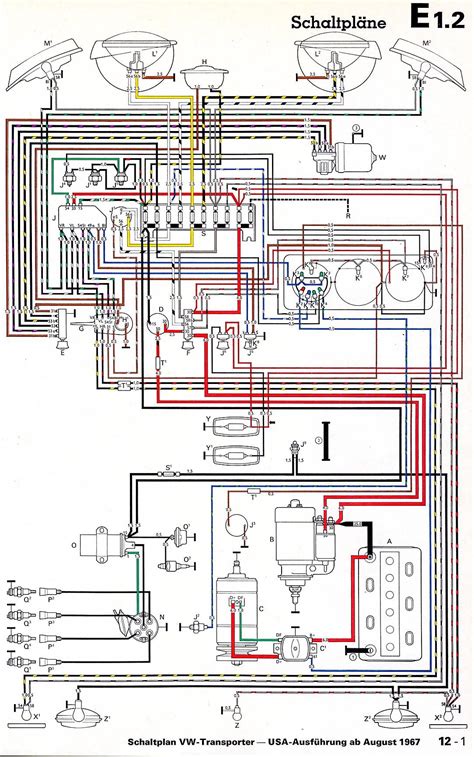 vw bus wiring diagram mecanico de autos libros de mecanica automotriz esquemas electricos