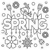 Colouring May Cheery Positive Activity Print Pages Spring sketch template