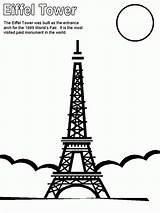 France Coloring Pages Eiffel Turnul Printable Desenat Popular Library Clipart Books sketch template