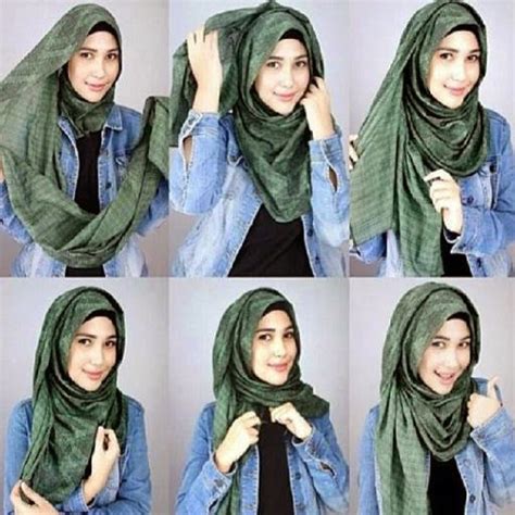 tutorial model hijab pasmhina simple terbaru   memakainya