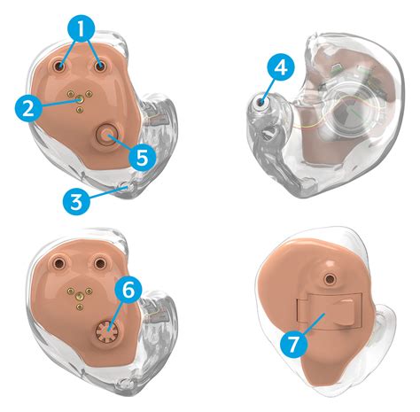 hearing aid parts diagram