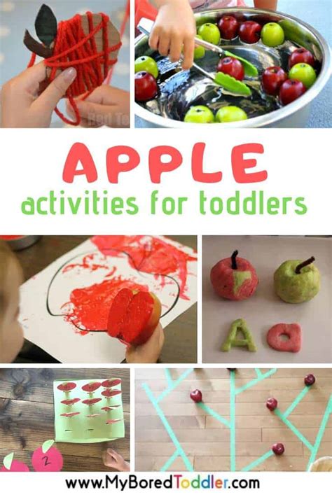 apple activities  toddlers  bored toddler perfect  fall