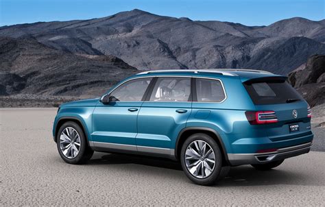 volkswagen suv concept  global debut  detroit show auto car  car news  reviews