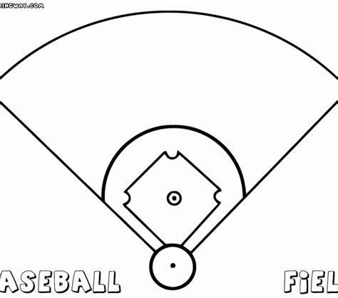 baseball field drawing  getdrawings