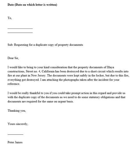 request letter format   sample letters  formats gambaran