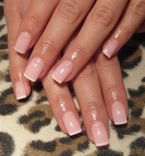 perfect french manicure pink  white  fshn