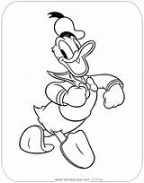 Donald Duck Coloring Pages Disneyclips Walking sketch template