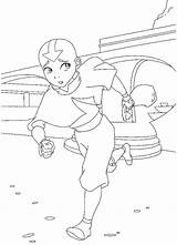 Coloring Avatar Korra Pages Legend Popular sketch template