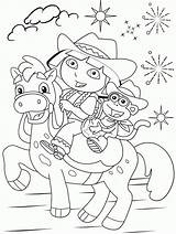 Dora Colorir Aventureira Desenhos Cavalo Caballo Subidos Tudodesenhos sketch template