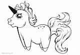 Unicorn Pages Coloring Chibi Cartoon Style Printable Color Kids sketch template