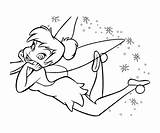 Tinkerbell Coloring Pages Fairy Cartoon Disney Kids Gif Print Sheets Color Printable Cute Sex Paint Drawing Happy sketch template