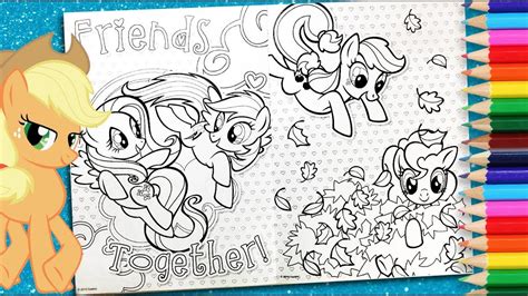 mlp coloring book   pony colouring pages  kids youtube