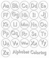 Letters Printablee Alphabets sketch template