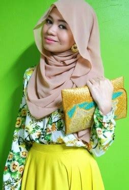 tutorial hijab segi empat formal   kantor