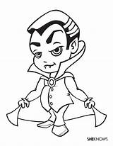 Vampire Coloring Pages Kids Halloween Cartoon Printable Kid Print Clipart Cliparts Colouring Vampires Baby Sheknows Drawing Library Young Popular Fall sketch template