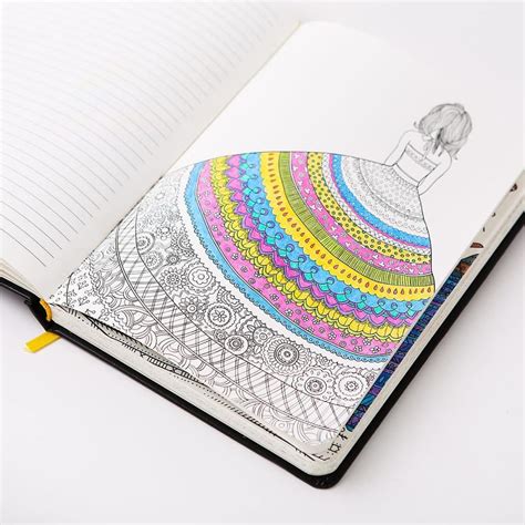 coloring notebook  beautiful coloring pages helps adults relax