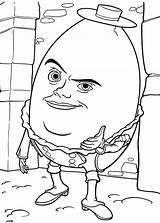 Humpty Dumpty Coloring Printable Getcolorings Pages Color Getdrawings sketch template