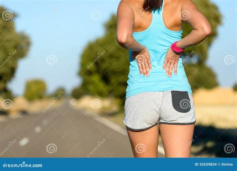sport injury  pain stock photo image  lesion jogger