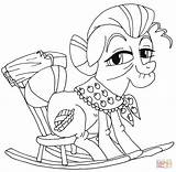 Granny Coloring Ausdrucken Ponys Ausmalbild Kostenlos Scribblefun Grannysmith sketch template