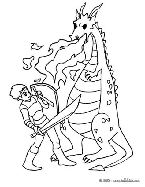 dragon  knight coloring pages hellokidscom