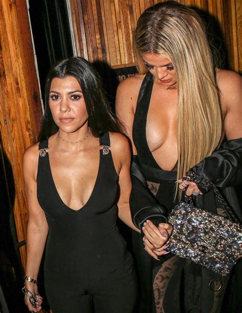 will she ever learn khloe kardashian s boobs make a break for it