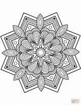 Coloring Mandala Mandalas Pages Flower Adults Sports Print Printable Sheets Color Interests Mickey Mouse Lot Has Supercoloring Beginners Tegning Adult sketch template