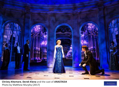 reflections   light broadway theater review anastasia