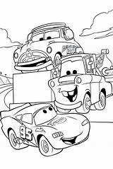 Coloring Pages Cars Mater Printable Tow Mcqueen Print Kids Lightning Getcolorings Color Disney Cartoons Boys Coloringtop sketch template