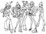 Coloring Pages Winx Printable Club Girls Bratz Anime Friend Print Color Winks Fashionable Filminspector Popular Realistic Characters Mermaid Sheet Kids sketch template