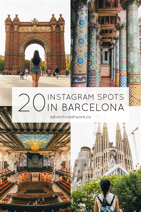 instagram spots  barcelona adventure  work