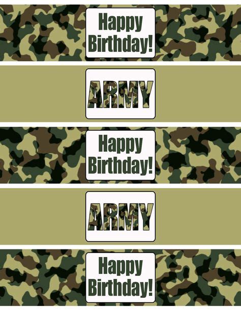 army birthday party printables  images army birthday parties