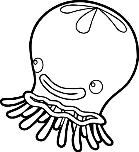 jellyfish coloring pages  print coloring pages