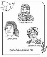 Nobel Premios Premio sketch template