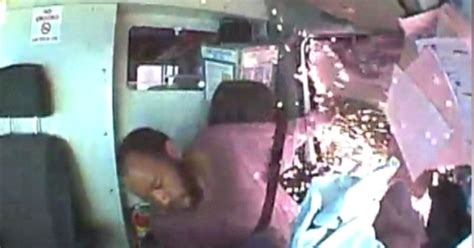 Dash Cam Video Shows Man Crashing Stolen Ambulance