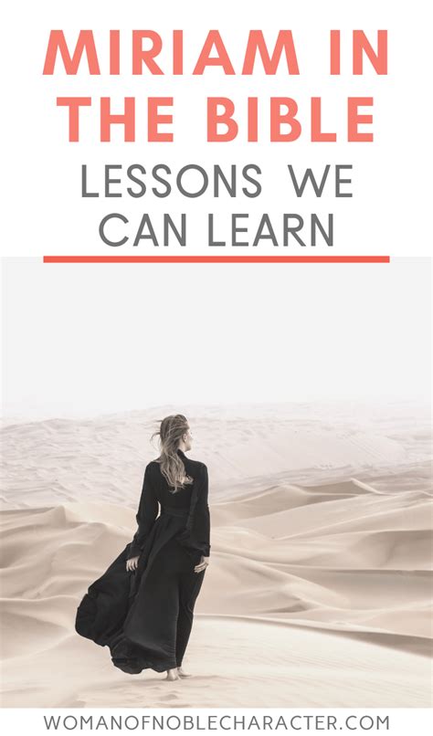 significant lessons   learn miriam   bible womens bible