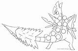 Pokemon Mega Coloring Pages Treecko Rayquaza Sceptile Ivysaur Blaziken Print Drawing Machamp Getcolorings Printable Color Mewtwo sketch template