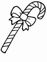 Coloring Pages Candy Christmas Cane Canes sketch template