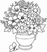 Coloring Pages Printable Adults Flower Getdrawings sketch template