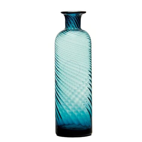 Hand Blown Blue Glass Vase Decor For You