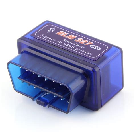 buy blue elm  mini obd obd ii bluetooth car auto diagnostic interface scanner tool