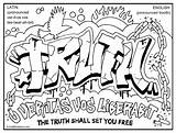 Coloring Graffiti Pages Printable Words Street Color Sheets York Kids Latin Print Multicultural Adult Alphabet Nyc Book Books Subway Getdrawings sketch template