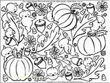 Coloring Pages Fall Adults Printable Autumn Getdrawings sketch template