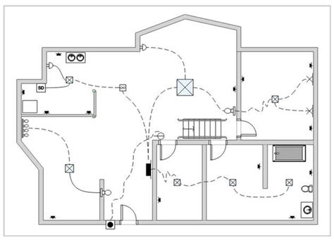 simple bathroom wiring diagram