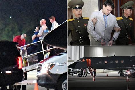 student otto warmbier  released  north korean labour camp   coma lands  home