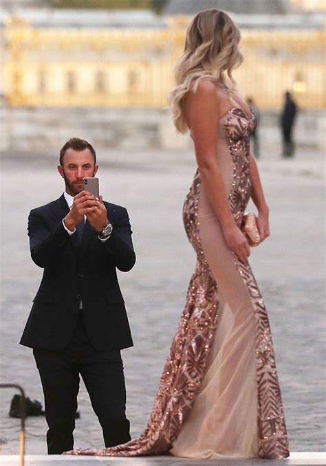 dustin johnson wife amazing pictures of fiancee paulina gretzky ahead of ryder cup 2018