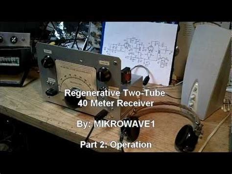 diy  tube regenerative shortwave receiver ax bq doovi