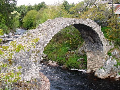 packhorse bridge carrbridge scotland  oldest stone bridge
