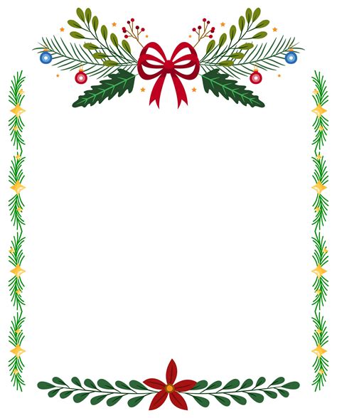 christmas borders clipart  printable