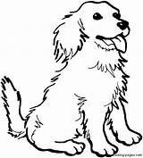 Coloring Real Pages Dog Getcolorings Color sketch template